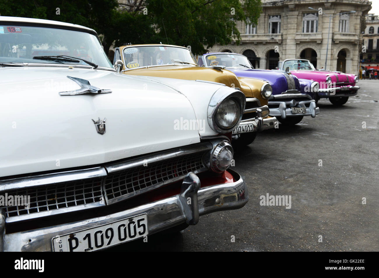 50er Jahre klassische amerikanische Oldtimer in Havanna, Kuba