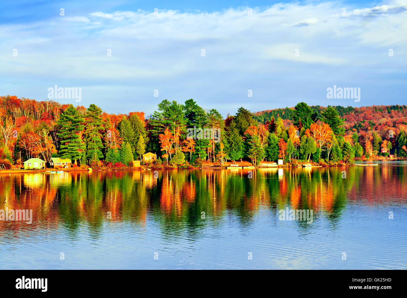 Frischwasser See Binnengewässer Stockfoto