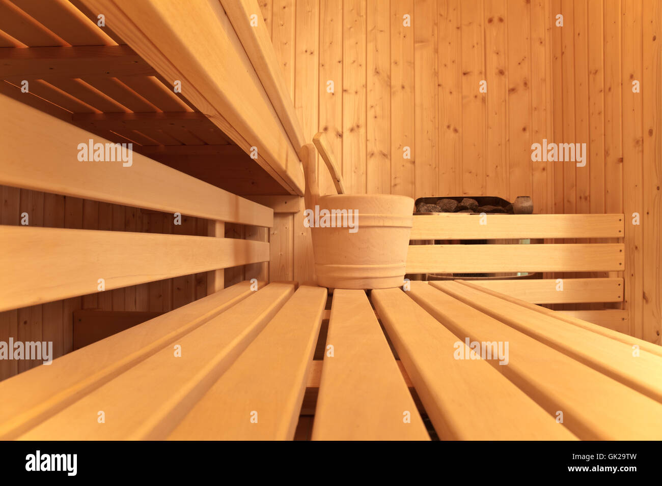 heiße Hitze Kamin Stockfoto