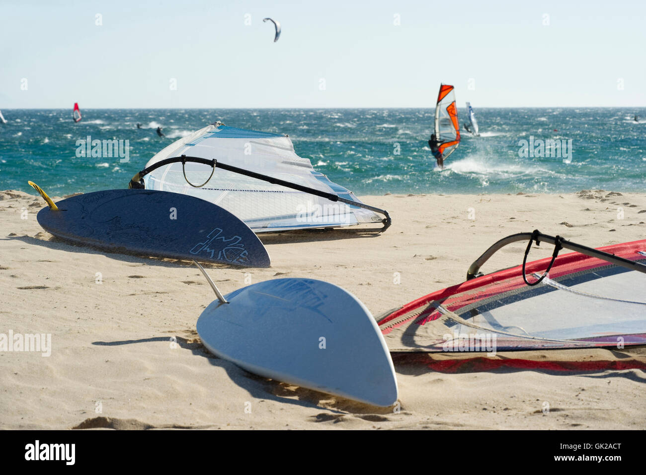 Windsurfen Stockfoto
