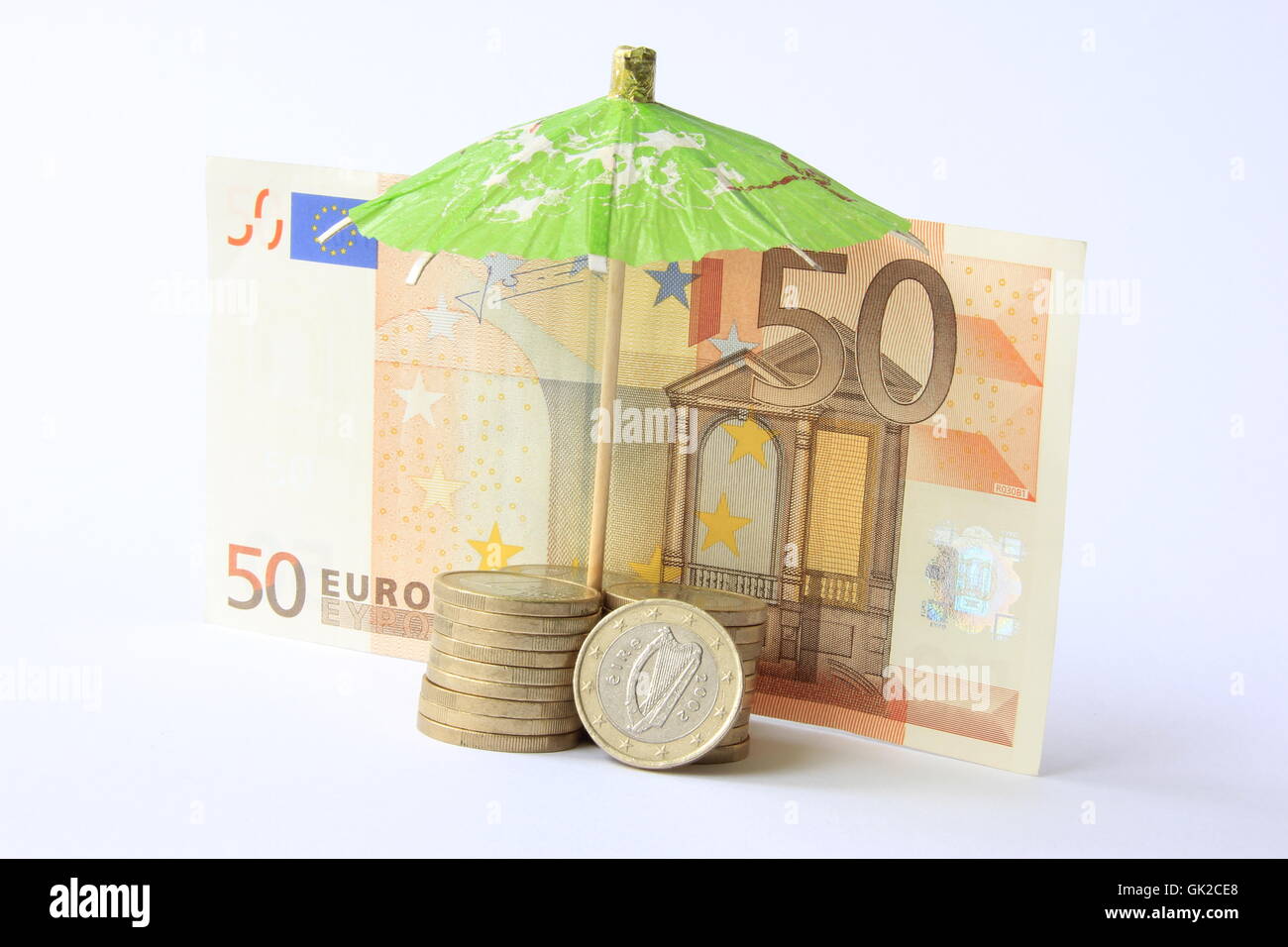 Europa-Euro-Münze Stockfoto