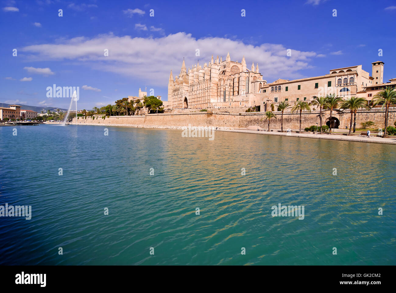 Palma De Mallorca Catedral la seu1 Stockfoto
