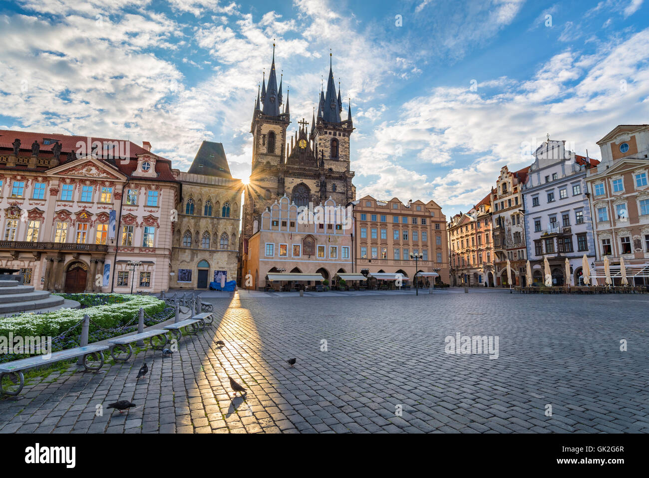 Altstädter Ring, Prag, Tschechische Republik Stockfoto