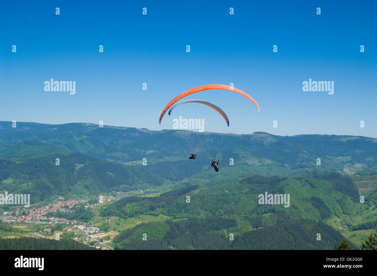 Schwarzwald-Luftfahrt-Sport-sport Stockfoto
