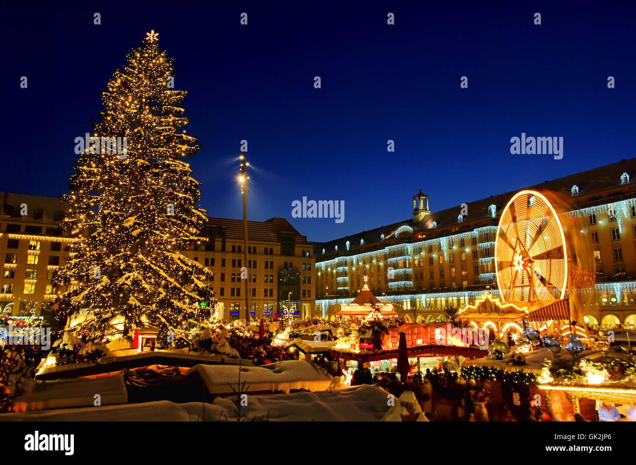 Stadt Stadt Sachsen Stockfoto