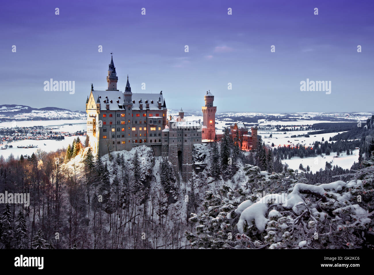 ein Wintermärchen Stockfoto
