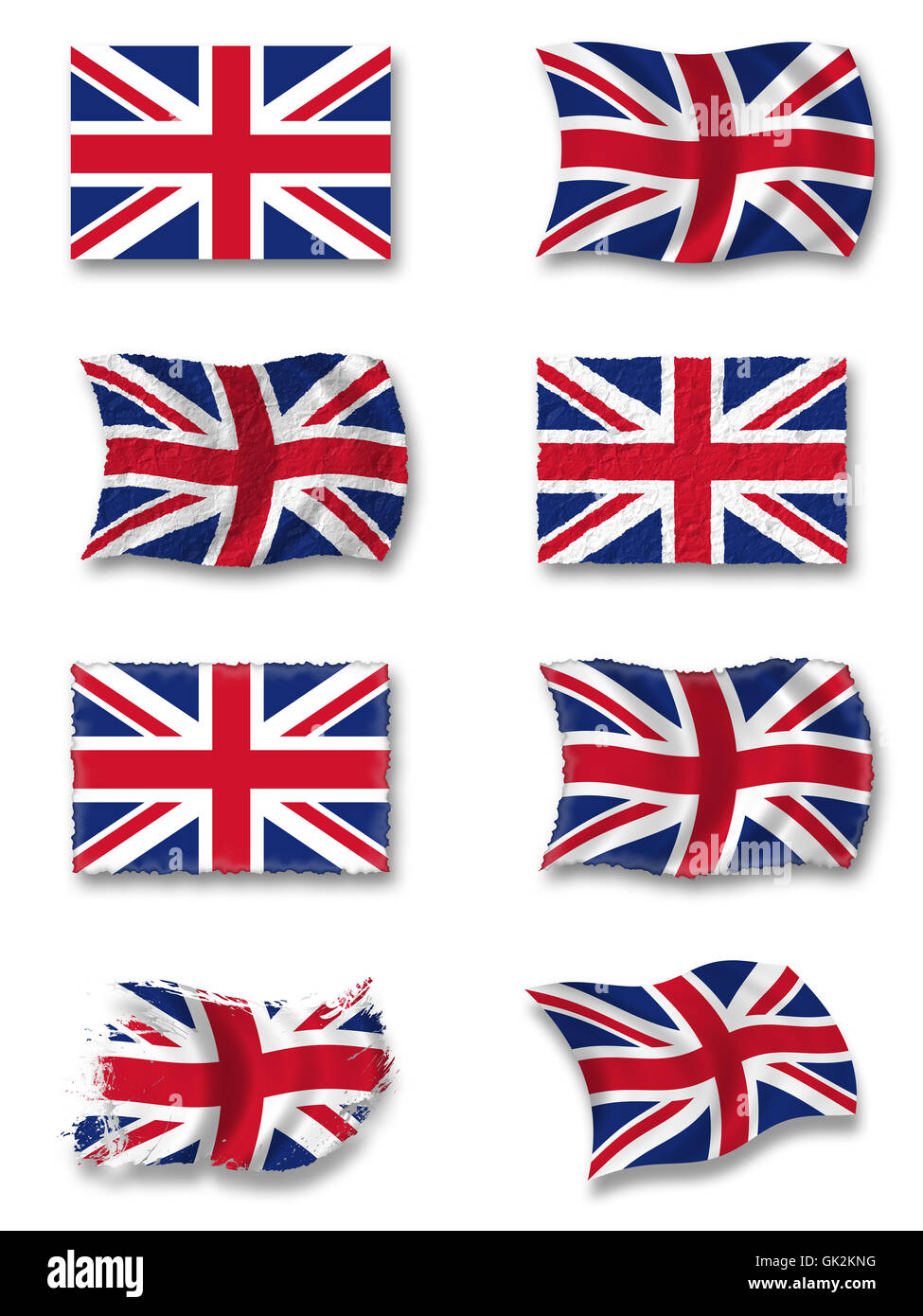 Flagge von Großbritannien Stockfoto