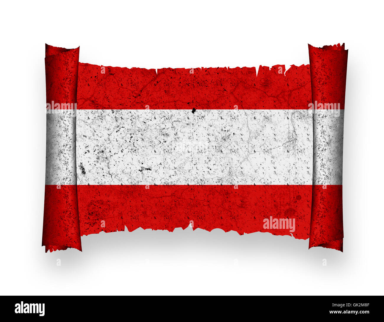 Österreicher Österreich Flagge Stockfoto