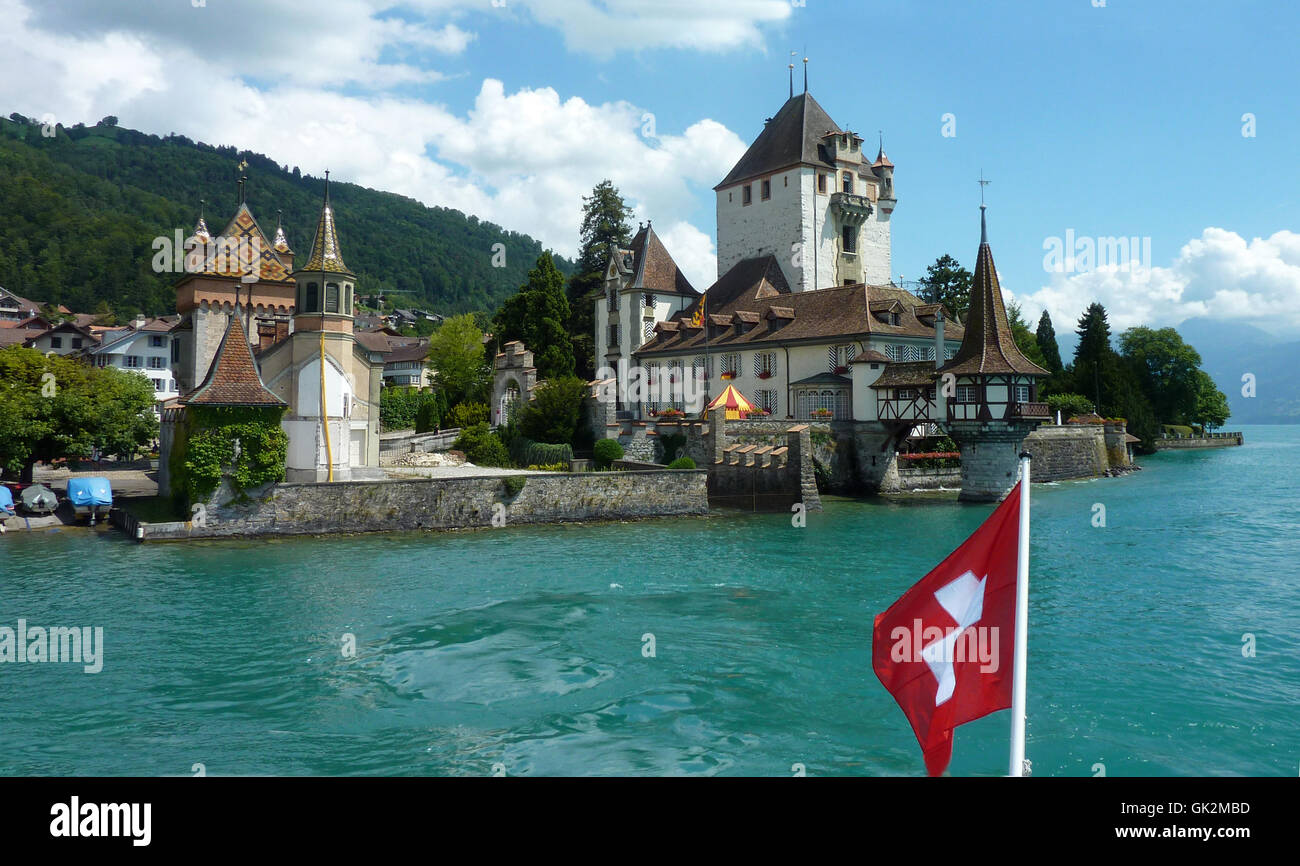 Schloss oberhofen Stockfoto