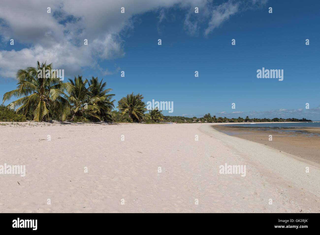 Strand auf Benguerra Insel Mosambik Stockfoto