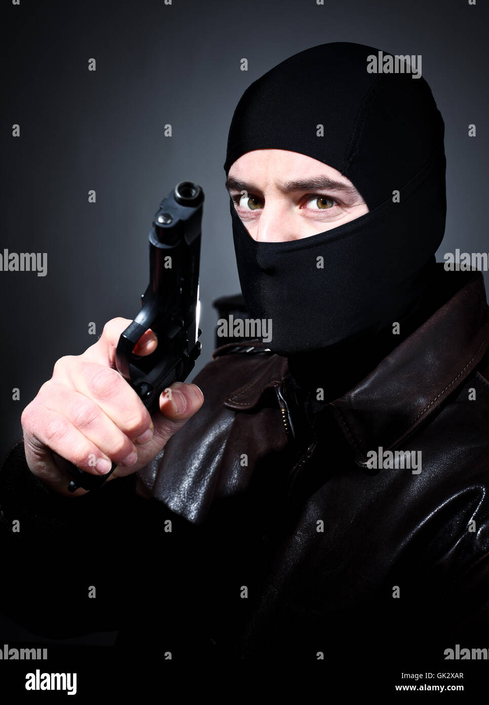 Sturmhaube kriminellen Terroristen Stockfoto