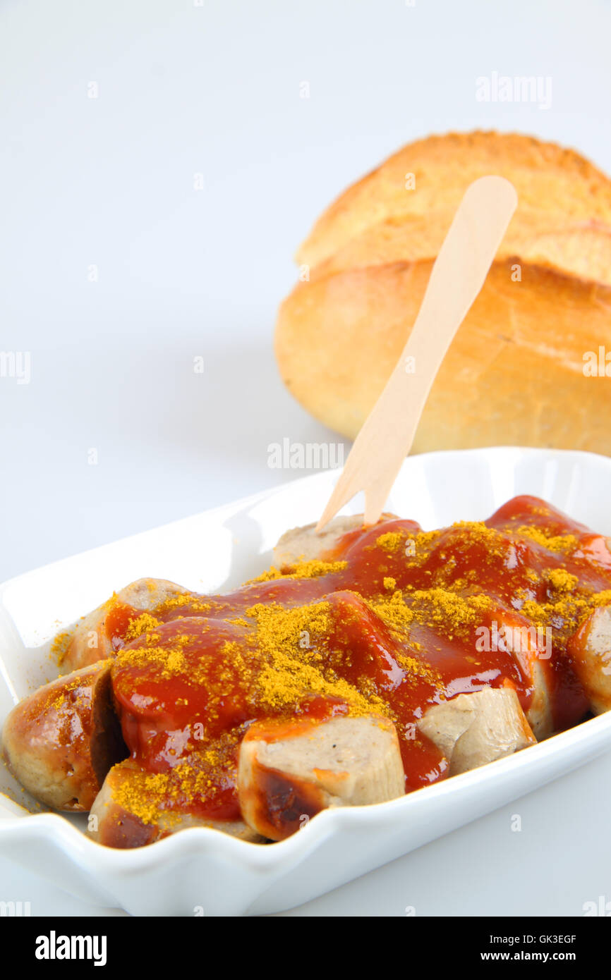 Currywurst Stockfoto