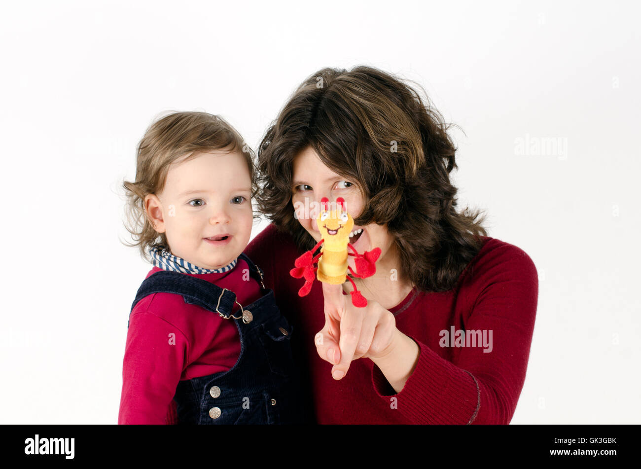 Frau Lachen lacht Stockfoto
