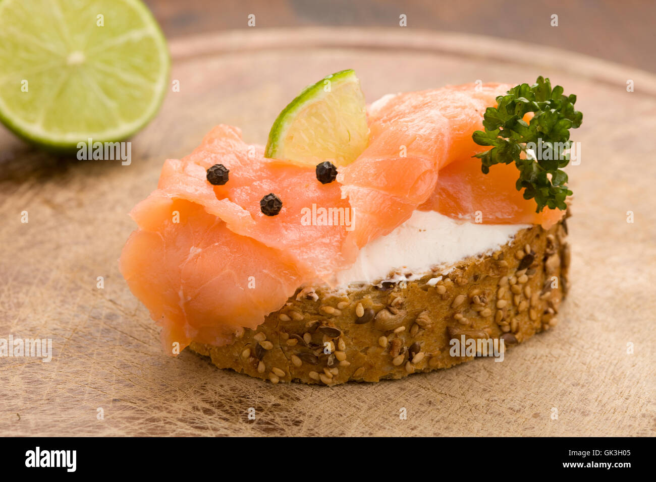 Lebensmittel Nahrungsmittel Brot Stockfoto