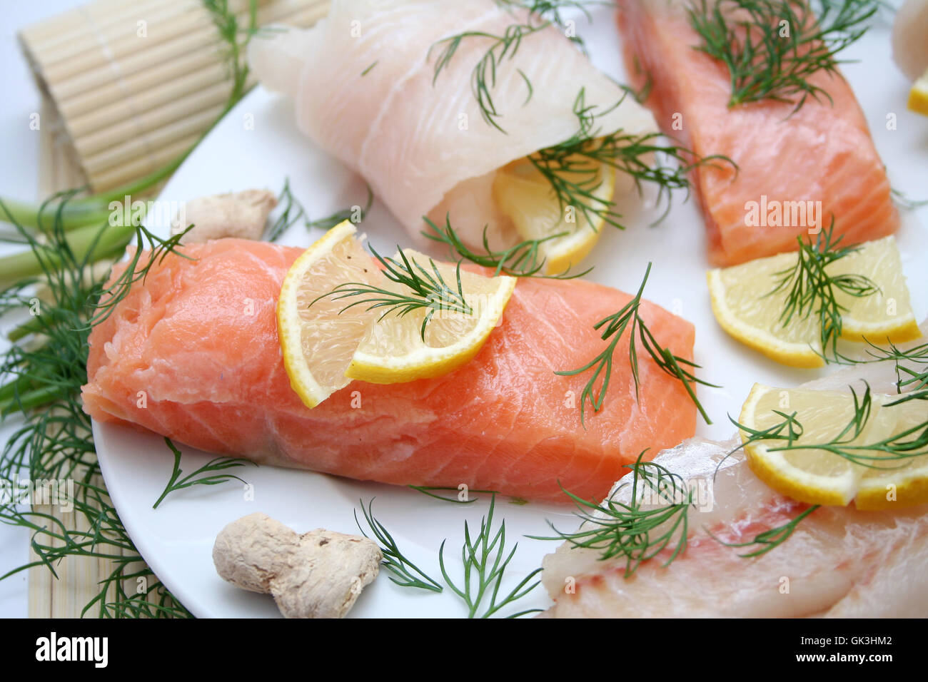 frischer Fisch Stockfoto