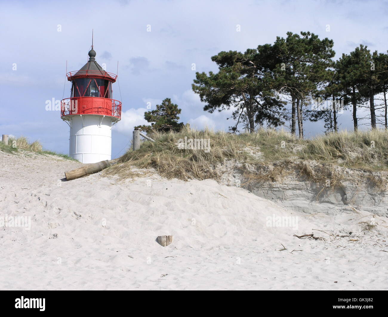 Leuchtturm auf hiddensee Stockfoto