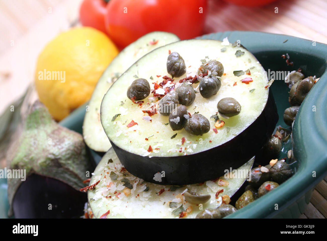 Obst Gemüse vegetarisch Stockfoto