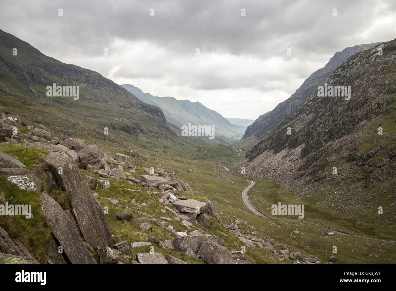 Mount Snowdon, Snowdonia, Wales Stockfoto