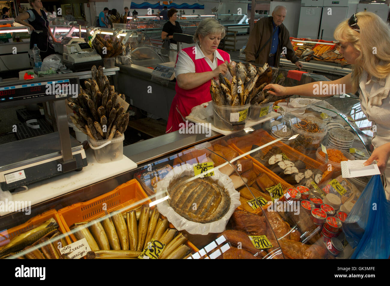 25. August 2011, Riga, Lettland---Zentralmarkt Riga---Bild von Jeremy Horner © Stockfoto