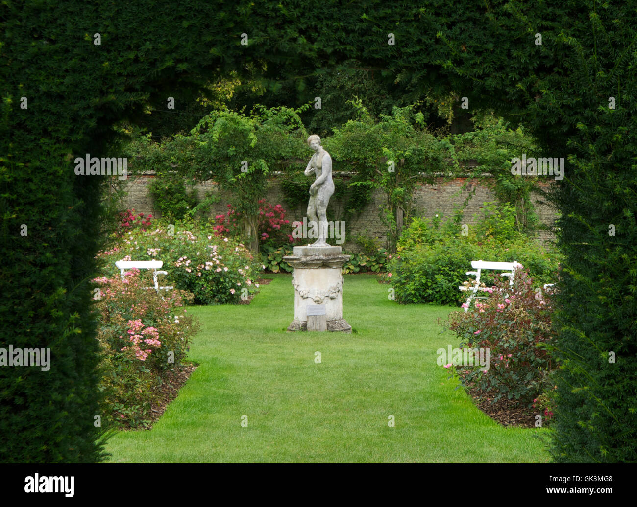 13 Aug 2011, York, North Yorkshire, England, UK---Garten Statue, York---Bild von Jeremy Horner © Stockfoto