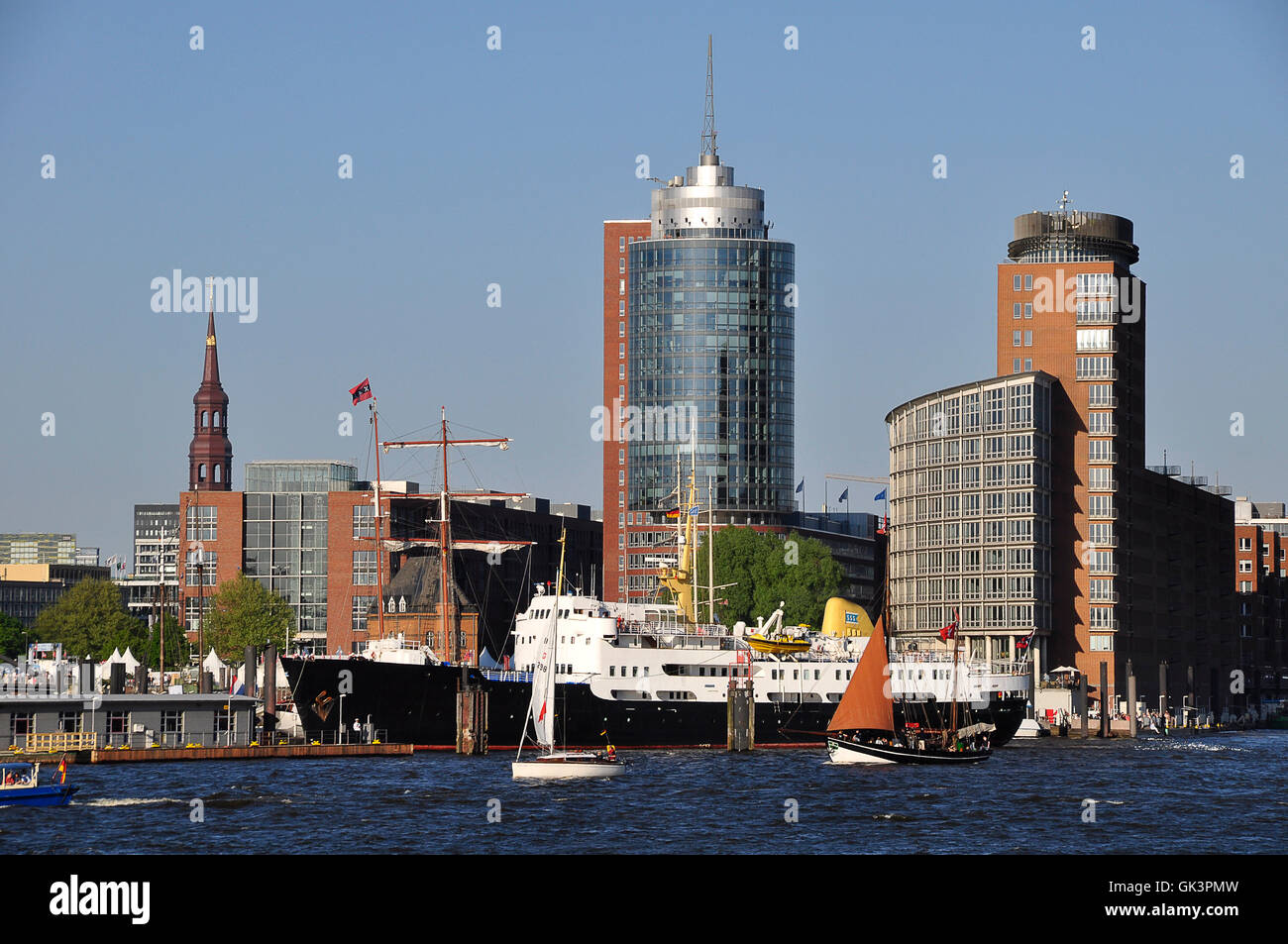 Hamburger Hafen Stockfoto