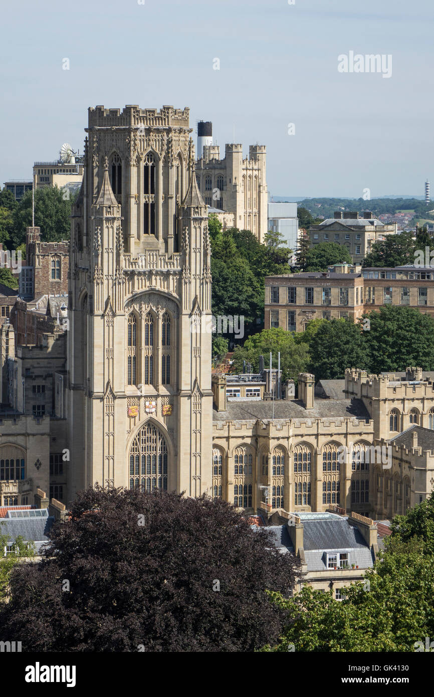 England, Bristol, Stadtansicht, mit Willen bauen Stockfoto