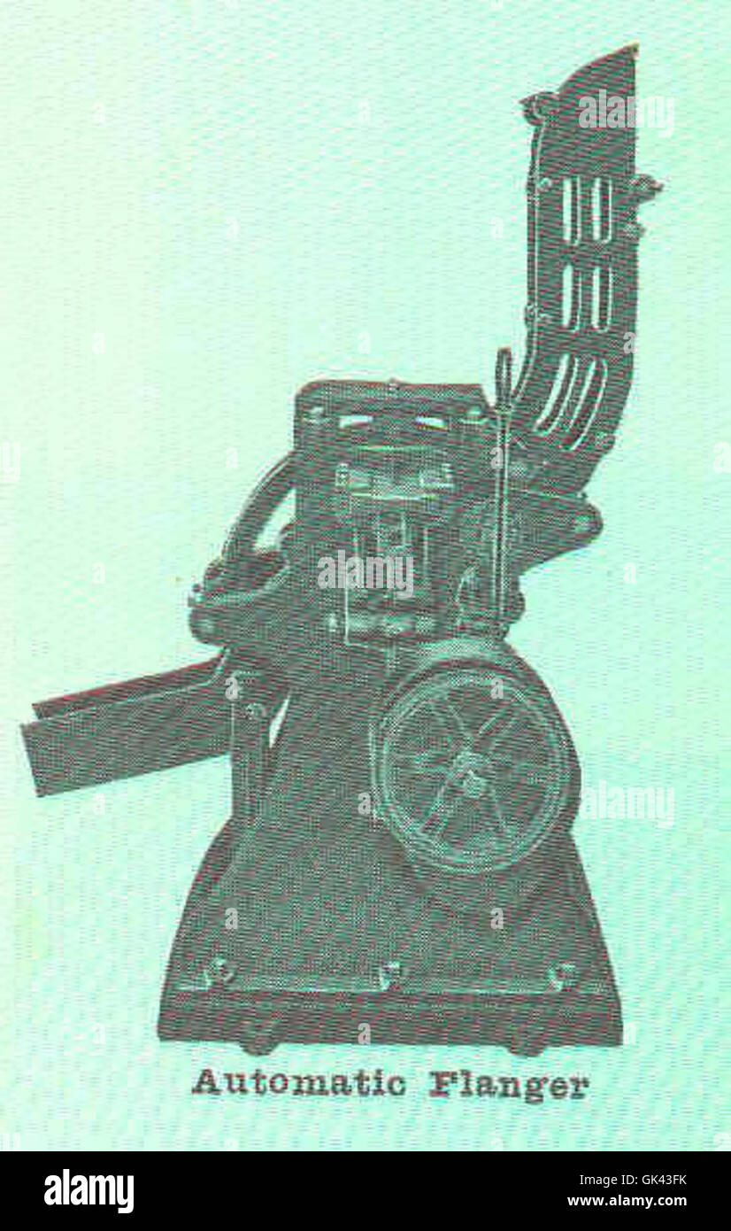 44965 automatische Flanger - Seattle-Astoria Iron Works Stockfoto