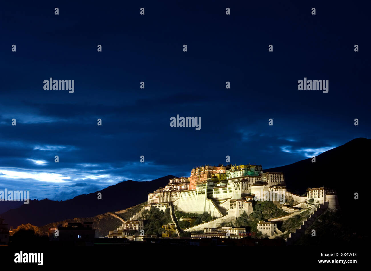 24. August 2007, Lhasa, Tibet, China---Potala-Palast---Bild von Jeremy Horner © Stockfoto
