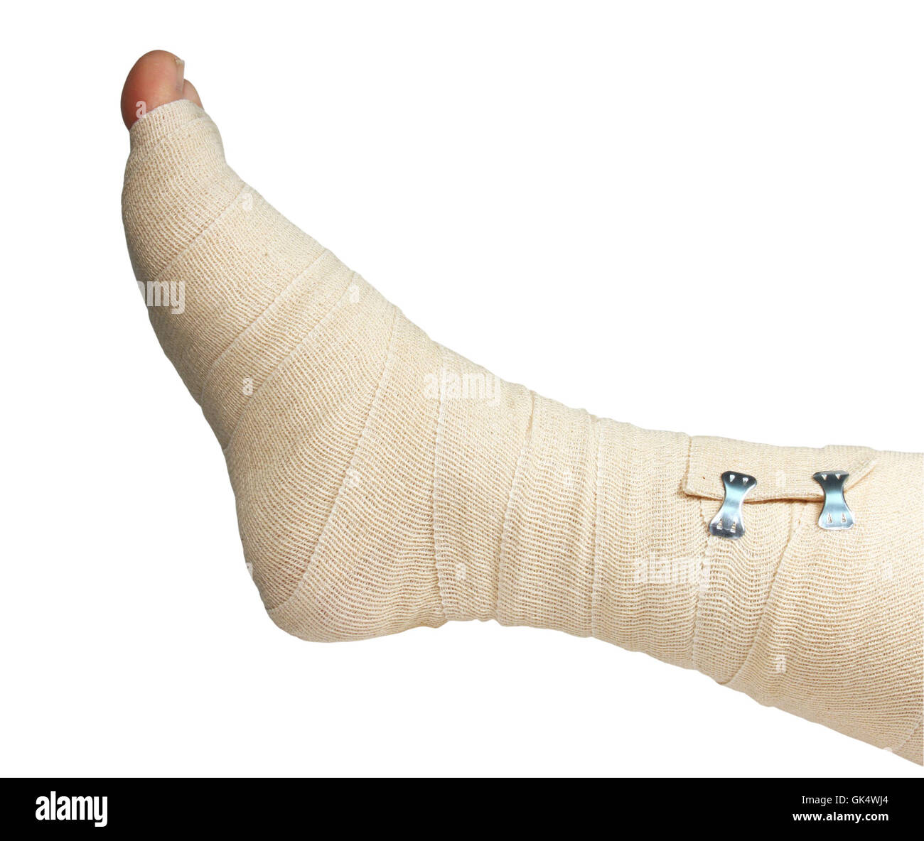 Fuss Zehen bandage Stockfotografie - Alamy
