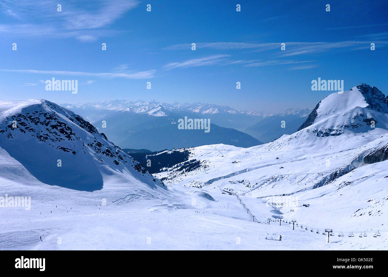 Ski resort Stockfoto