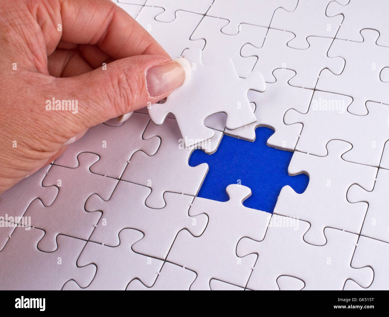 Jigsaw Puzzle Jigsaw puzzle Stockfoto