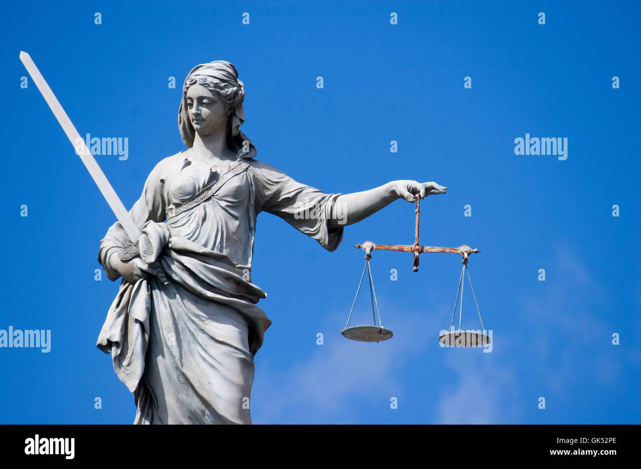 Frau Dame statue Stockfoto