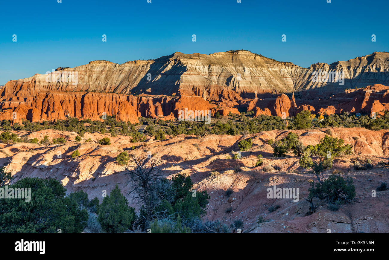 Felsformationen an Kodachrome Wohnung, Kodachrome Basin State Park, Utah, USA Stockfoto