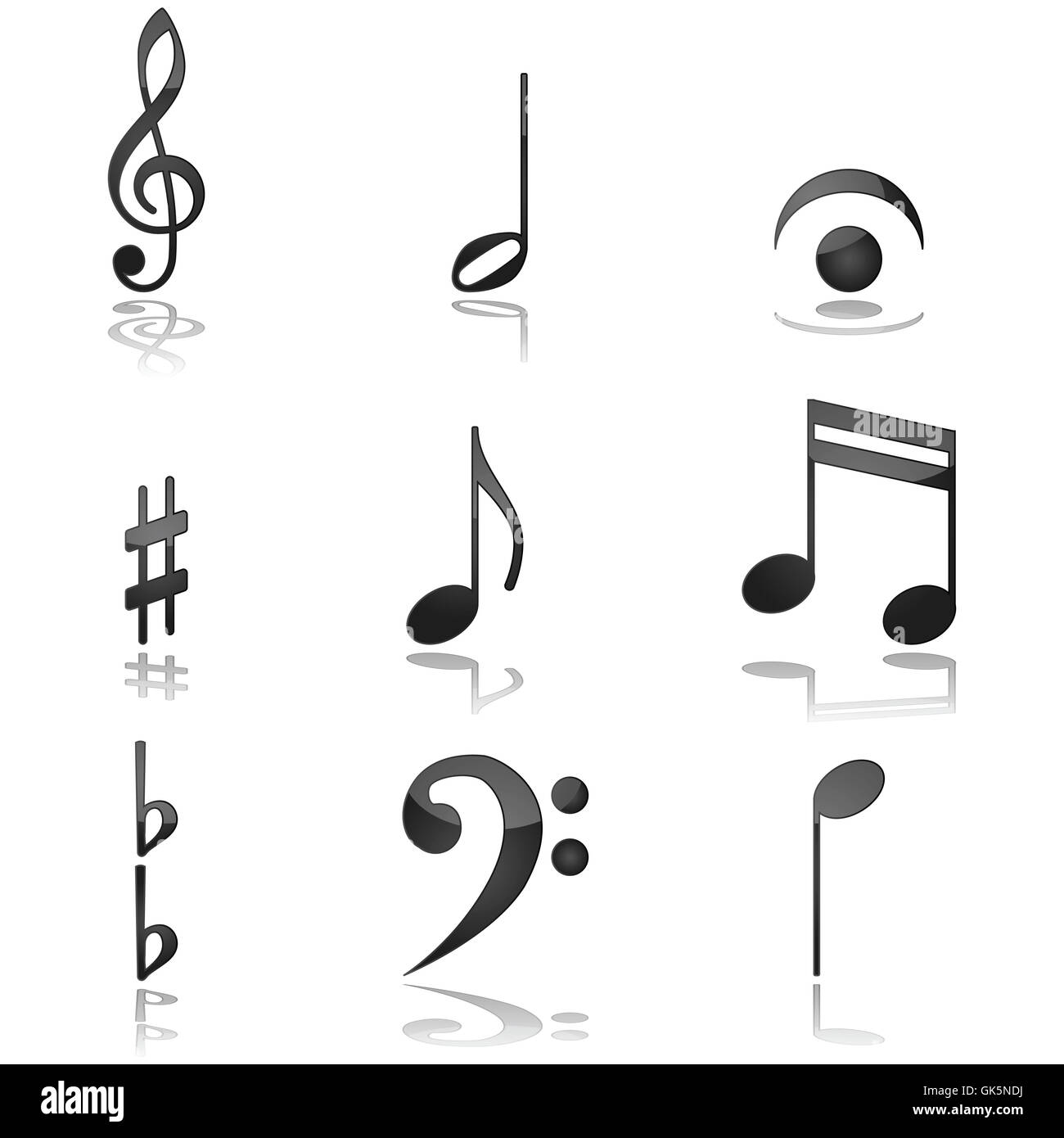Musik-Klang-Komposition Stockfoto