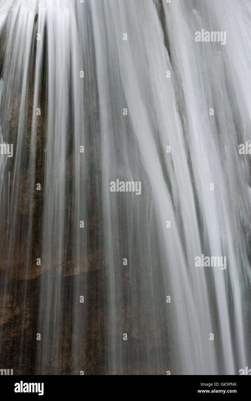 Wasserfall Hintergrund Stockfoto