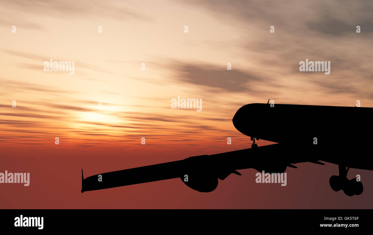 Details des Flugzeugs Stockfoto