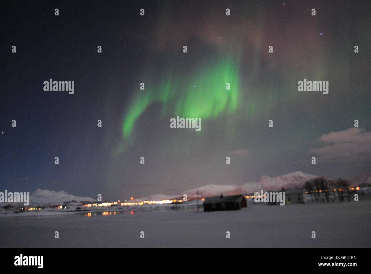 Nordlys Stockfoto