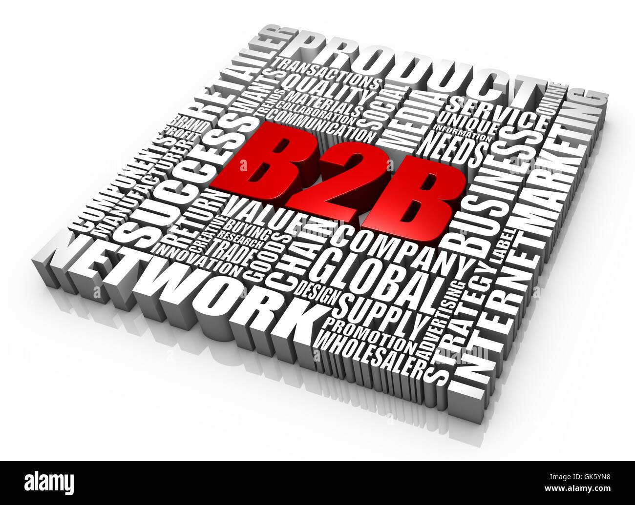 Business to Business Stockfoto