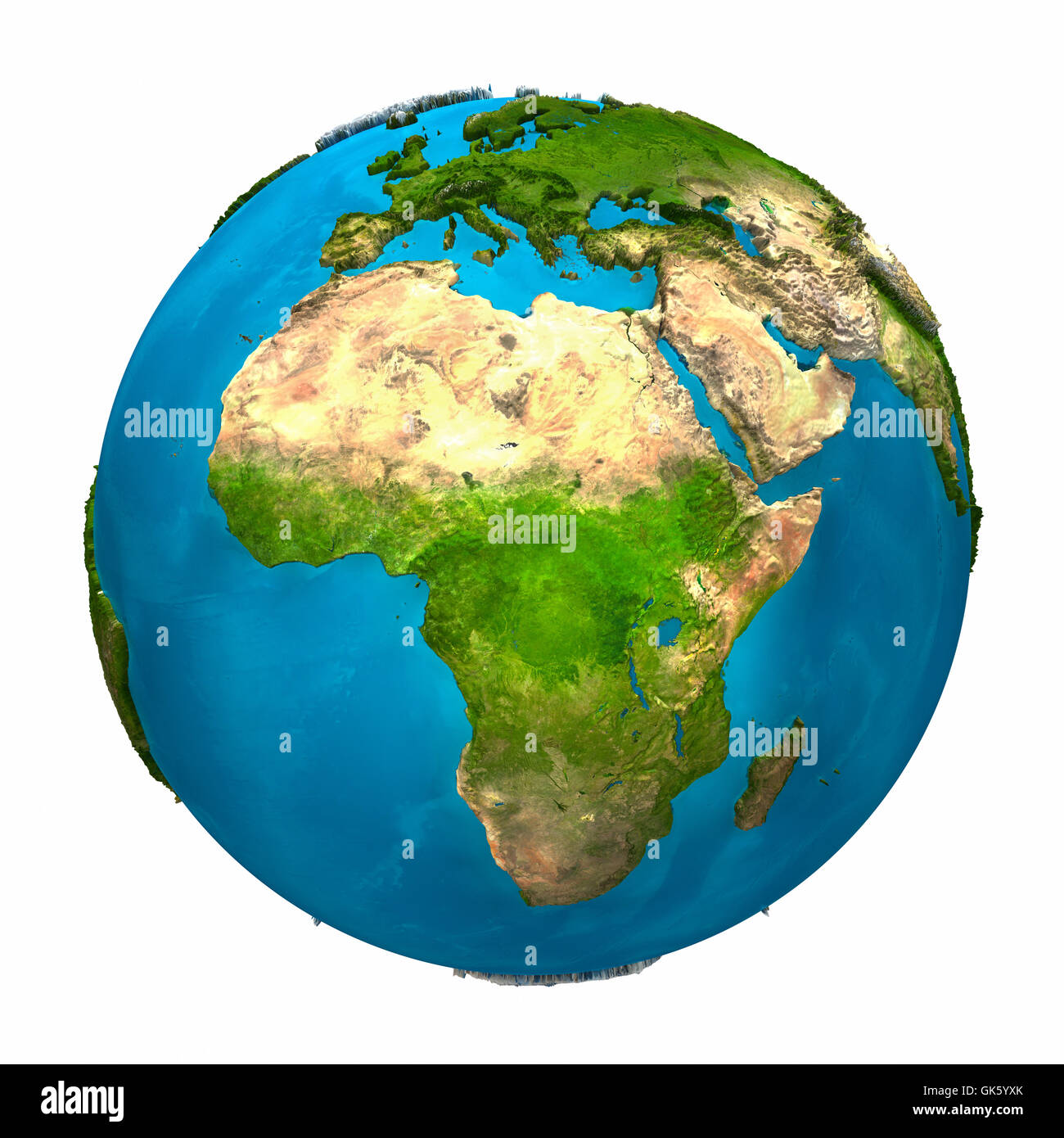 Afrika-Kontinent-Globus Stockfoto, Bild: 115072347 - Alamy