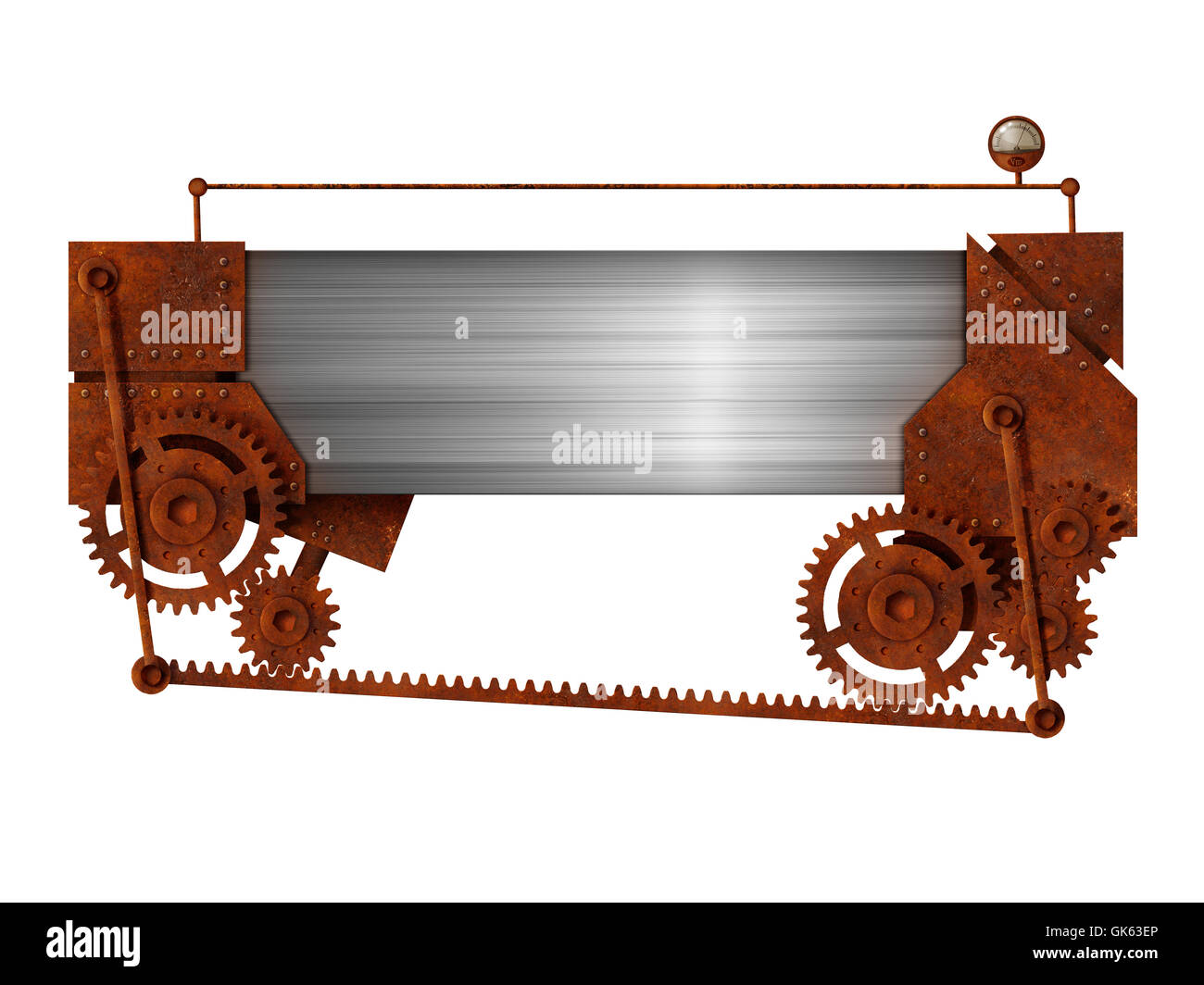 Mechanischen Hintergrund Stockfoto