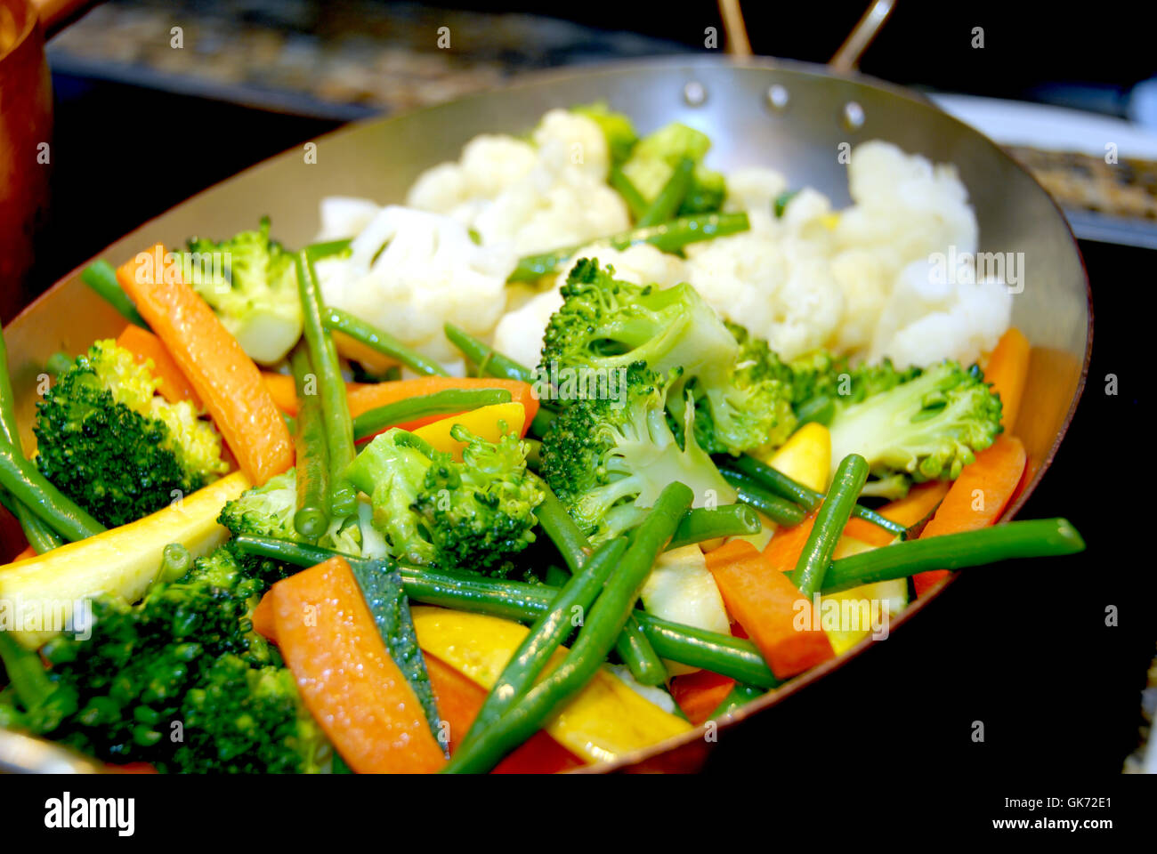 Gemüse, gekochtes Essen Stockfoto