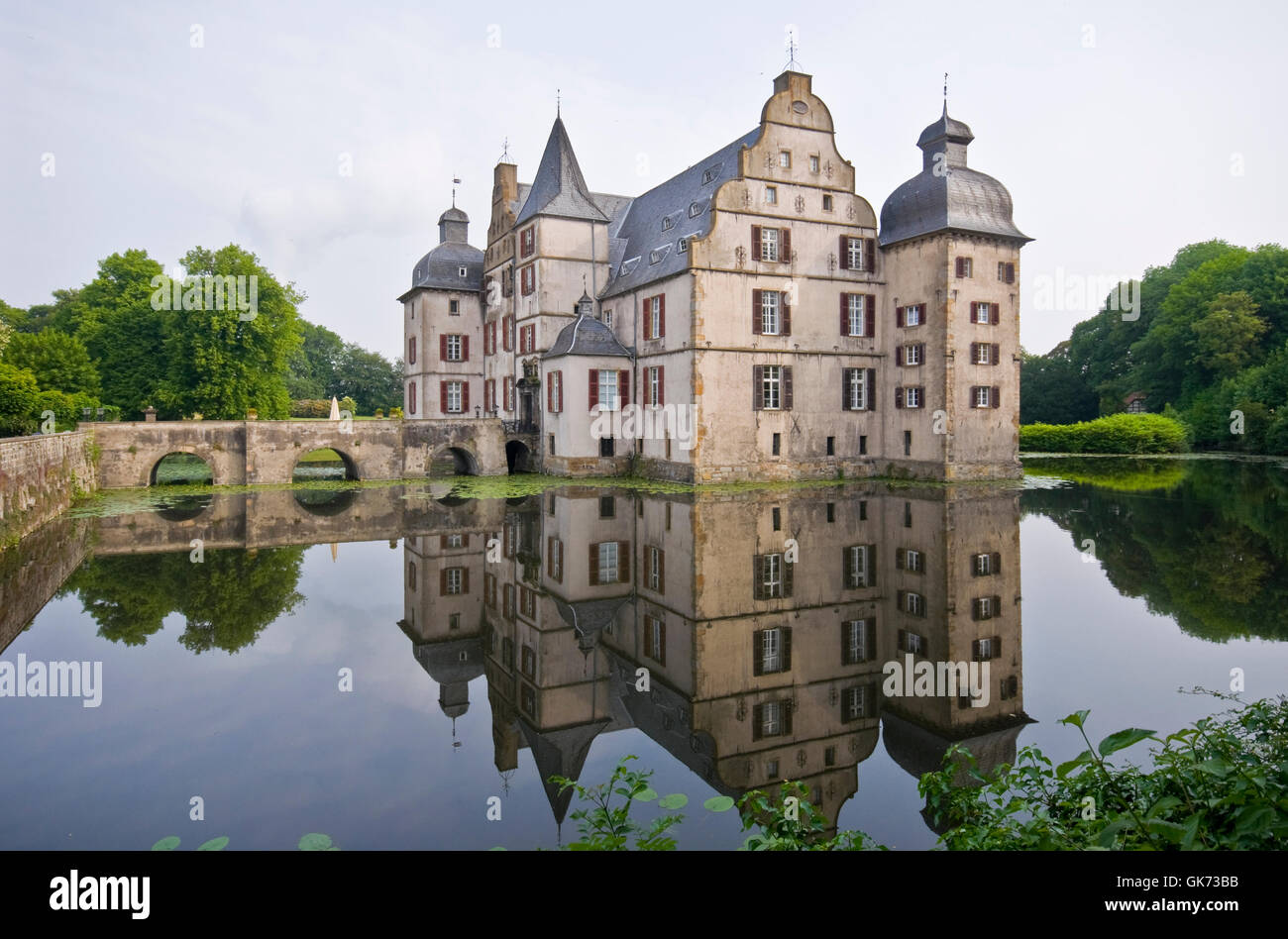 Reflexion Deutschland Bundesrepublik Deutschland Stockfoto