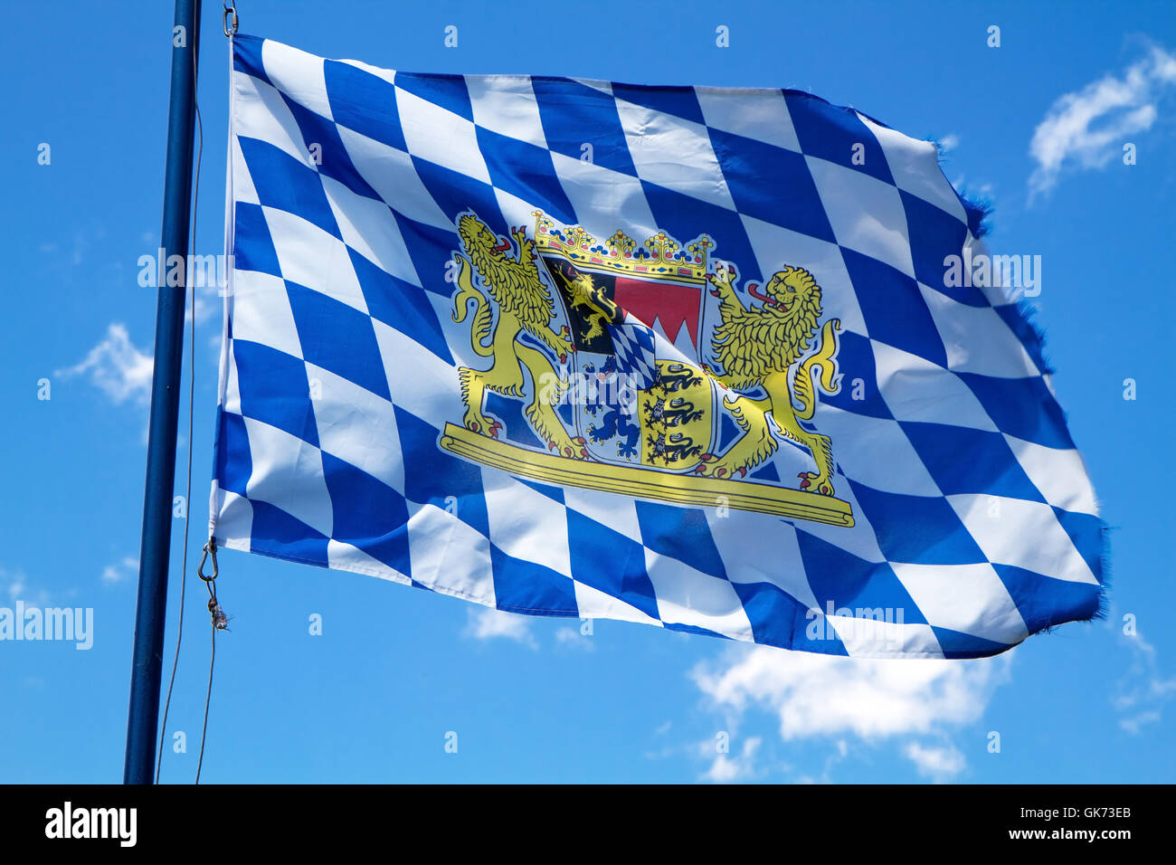 bayern-flagge - Lizenzfreies Bild #3216515