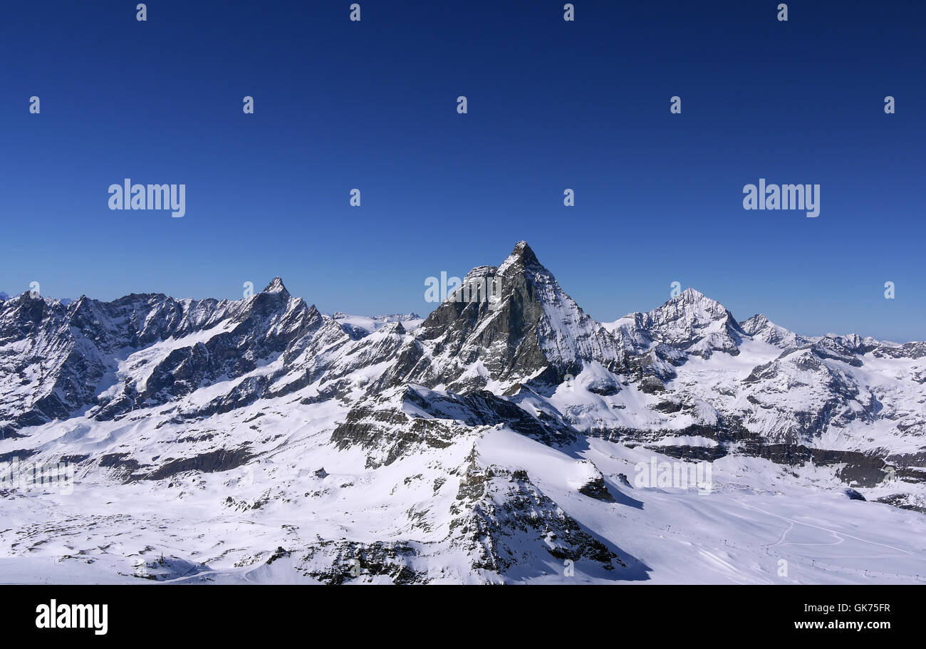 Hügel der Schweiz Klippe Stockfoto