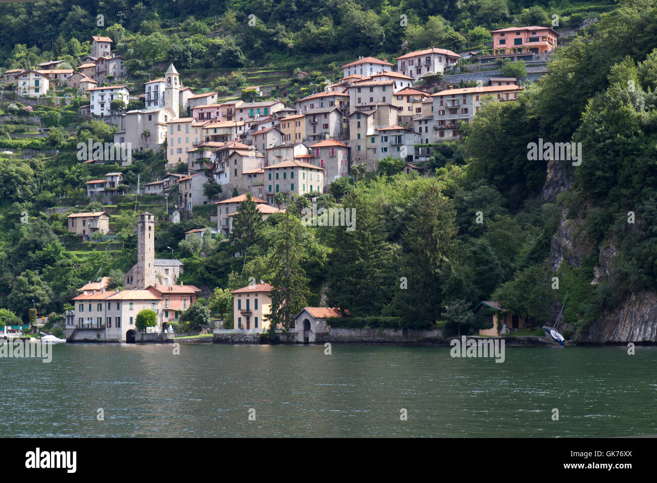 Das malerische Dorf Careno am Comer See, Nord-Italien Stockfoto