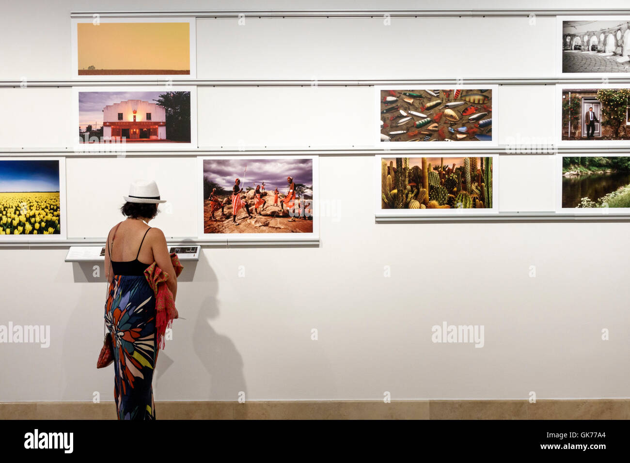 Florida, Süden, Neapel, Artis-Naples Komplex, Baker Museum, Naples Museum of Art, Kunstwerke, Ausstellungssammlung, Galerien, Fotografie, Ha Stockfoto