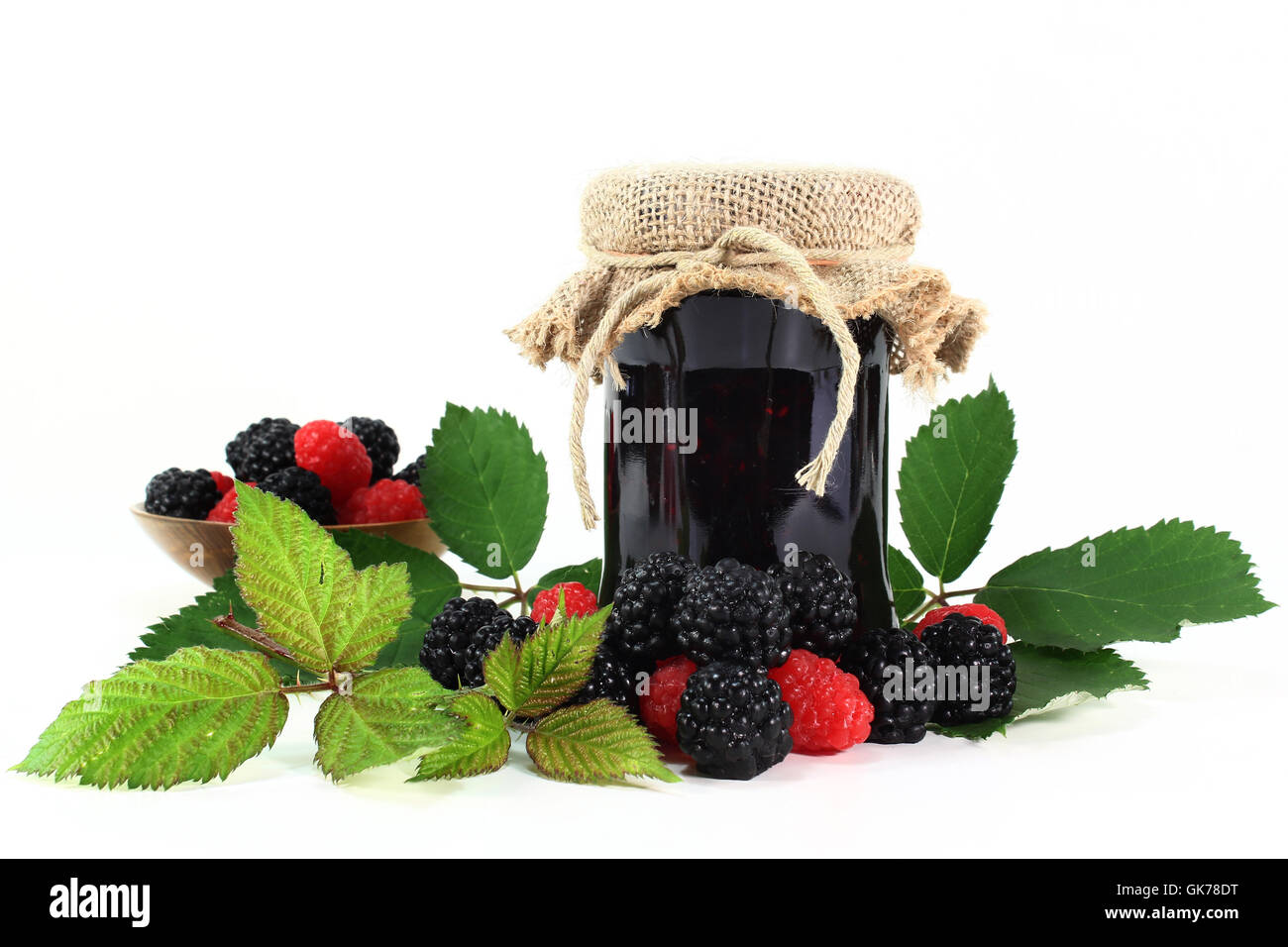 Beeren-Marmelade Stockfoto