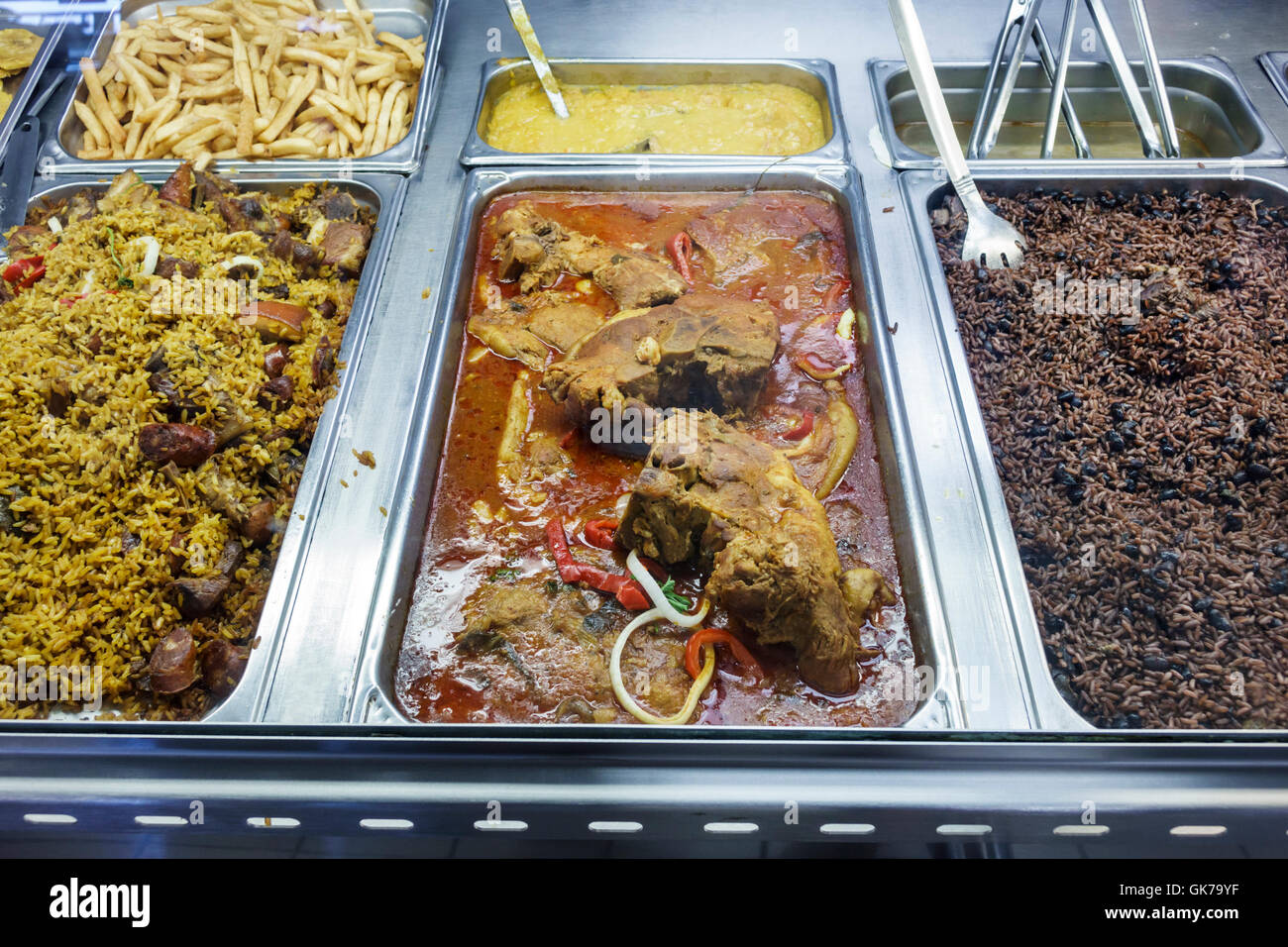 Miami Florida, Tamiami Trail, Palacio de los Jugos, Speisen, Restaurant Restaurants Essen gehen Essen gehen Cafe Cafés Bistro, zum Mitnehmen, Mitnehmen, Catering, vorbereiten Stockfoto