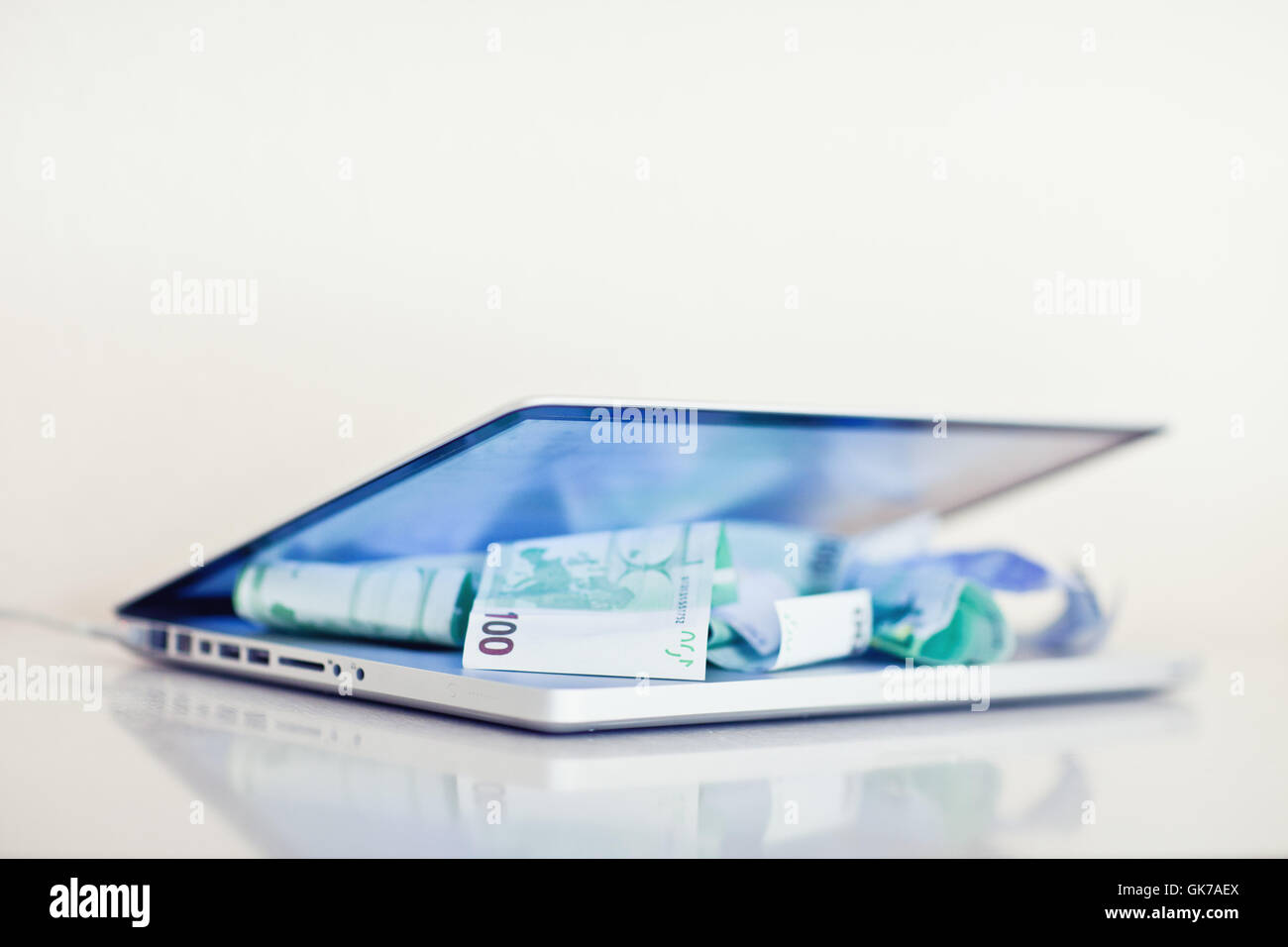 Laptop-Notebook-Computer Stockfoto