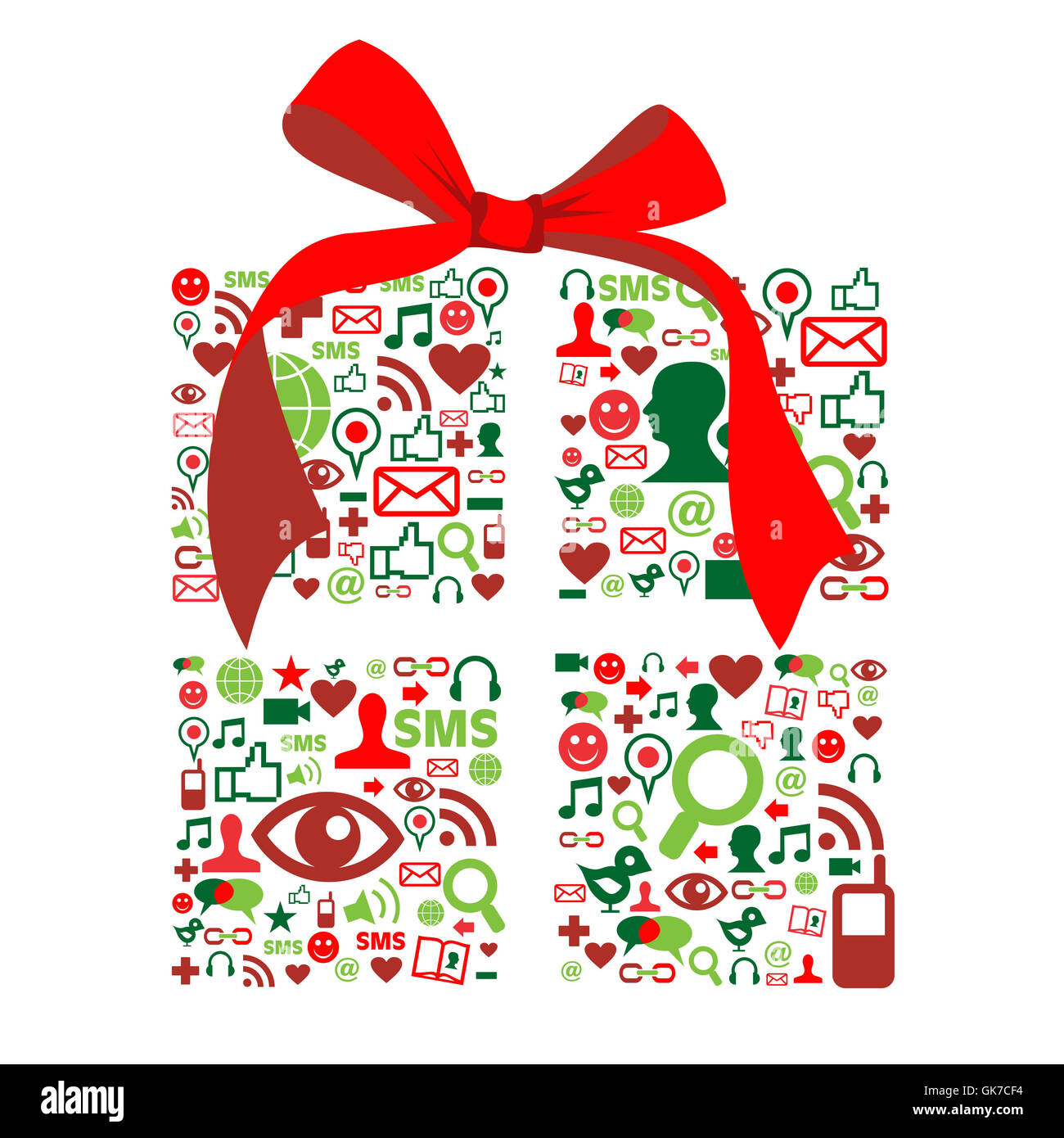 Vortrag spricht spricht Stockfoto